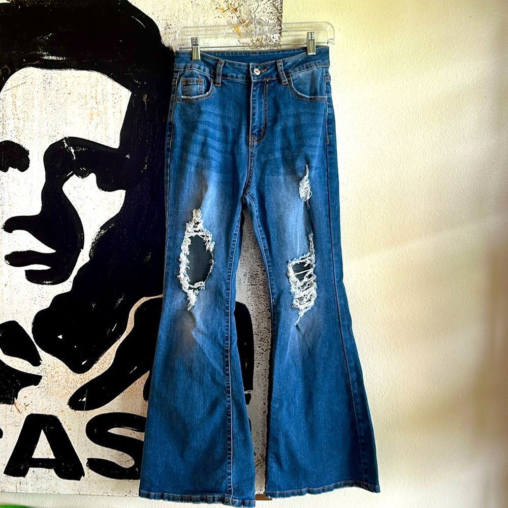 Boutique Brand High Waisted Dresssed Flares